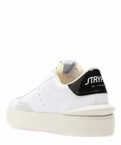 STR*HYPE Baskets Basic Vegan Blanc Noir -Golden Goose-boutique strst51410 pck20230222 3