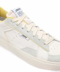 STR*HYPE Baskets Cuir Biologique Blanc Rose -Golden Goose-boutique strst51412 pck20230224 4