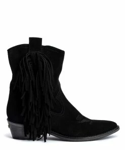 Zadig & Voltaire Bottines Pilar Cuir Suédé Noir