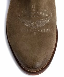 Zadig & Voltaire Bottines Pilar Cuir Suédé Taupe 20 Zadig & Voltaire Bottines Pilar Cuir Suédé Taupe -Golden Goose-boutique swct00104 taupe 5