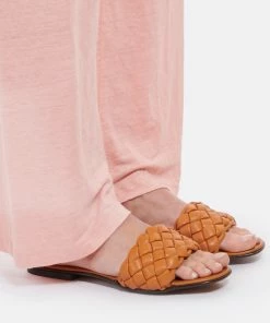THERA'S Mules Tressées Cuir Camel -Golden Goose-boutique thera look20220209 400