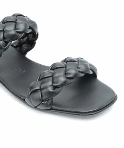 THERA'S Mules Tressées Cuir Noir -Golden Goose-boutique thera40456 pck20220203 4