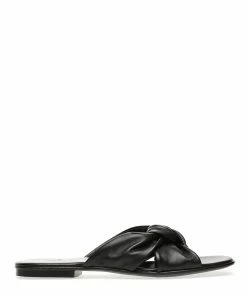 THERA'S Sandales Brindisi Cuir Noir