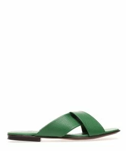 THERA'S Sandales Appula Cuir Vert