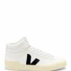 Veja Baskets Minotaur Chromefree Cuir Blanc Noir