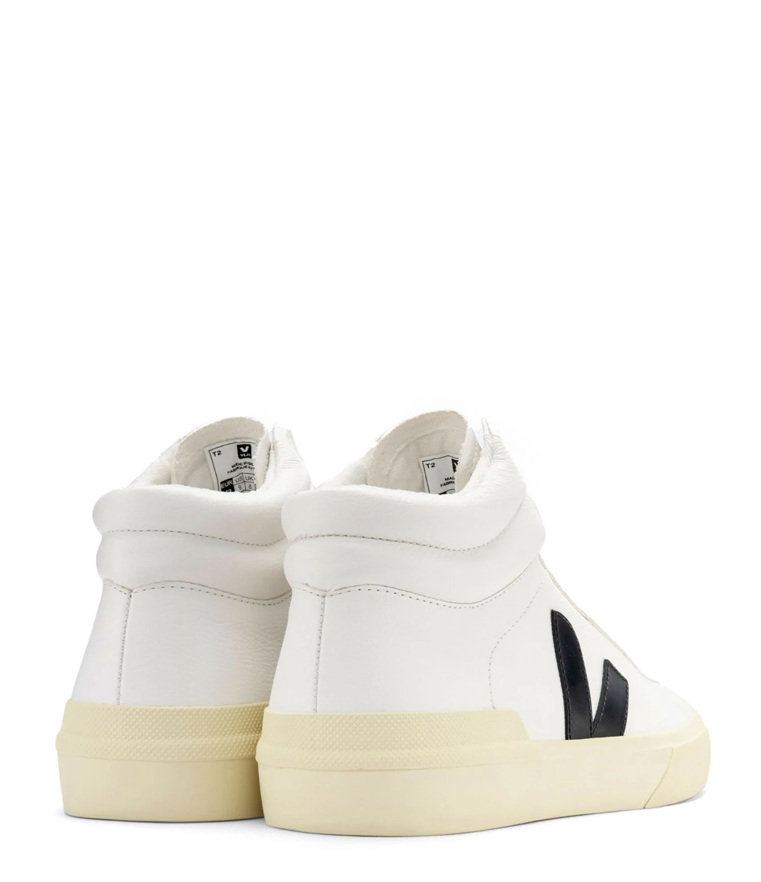 Veja Baskets Minotaur Chromefree Cuir Blanc Noir 5 Veja Baskets Minotaur Chromefree Cuir Blanc Noir – Image 3