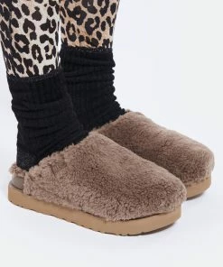 Ugg Chaussons Fuzz Sugar Hickory -Golden Goose-boutique ugg11 look20211116 20