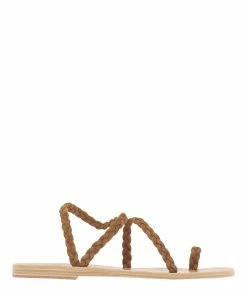 Ancient Greek Sandals Sandales Eleftheria Marron