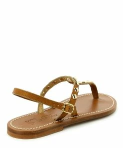 K.jacques Sandales ValeriePyr Cuir Pul Naturel Or -Golden Goose-boutique valeriepyr rivets or pul naturel 0000 3