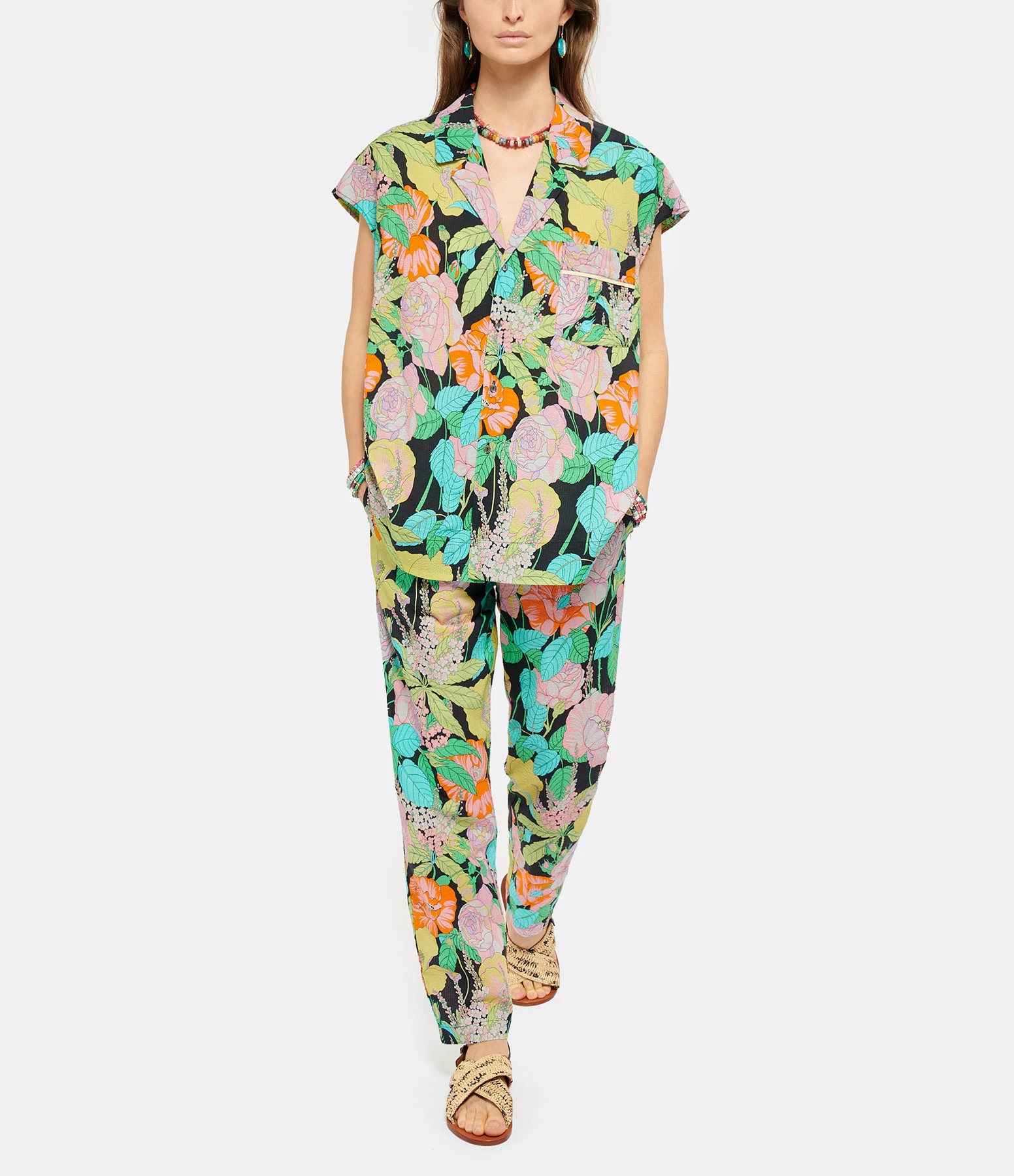 Vanessa Bruno Sandales Plates Raphia Sable Noir, Exclusivité Lulli 8 Vanessa Bruno Sandales Plates Raphia Sable Noir, Exclusivité Lulli – Image 6