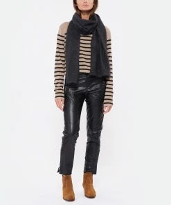 Vanessa Bruno Bottines Santiag Cuir Veau Noisette -Golden Goose-boutique vbrun look20220713 103