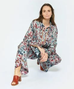 Vanessa Bruno Mules Cuir Rouille -Golden Goose-boutique vbrun look20230124 509