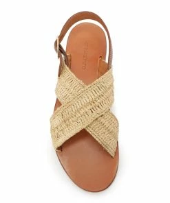 Vanessa Bruno Sandales Plates Naturel -Golden Goose-boutique vbrun29626 pck20210203 3