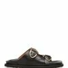 Vanessa Bruno Sandales Fussbet Cuir Noir -Golden Goose-boutique vbrun50953 pck20230104 1