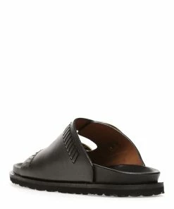 Vanessa Bruno Sandales Fussbet Cuir Noir -Golden Goose-boutique vbrun50953 pck20230104 4