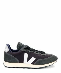Veja Baskets Rio Branco Alveo Mesh Noir Blanc Gris Oxford