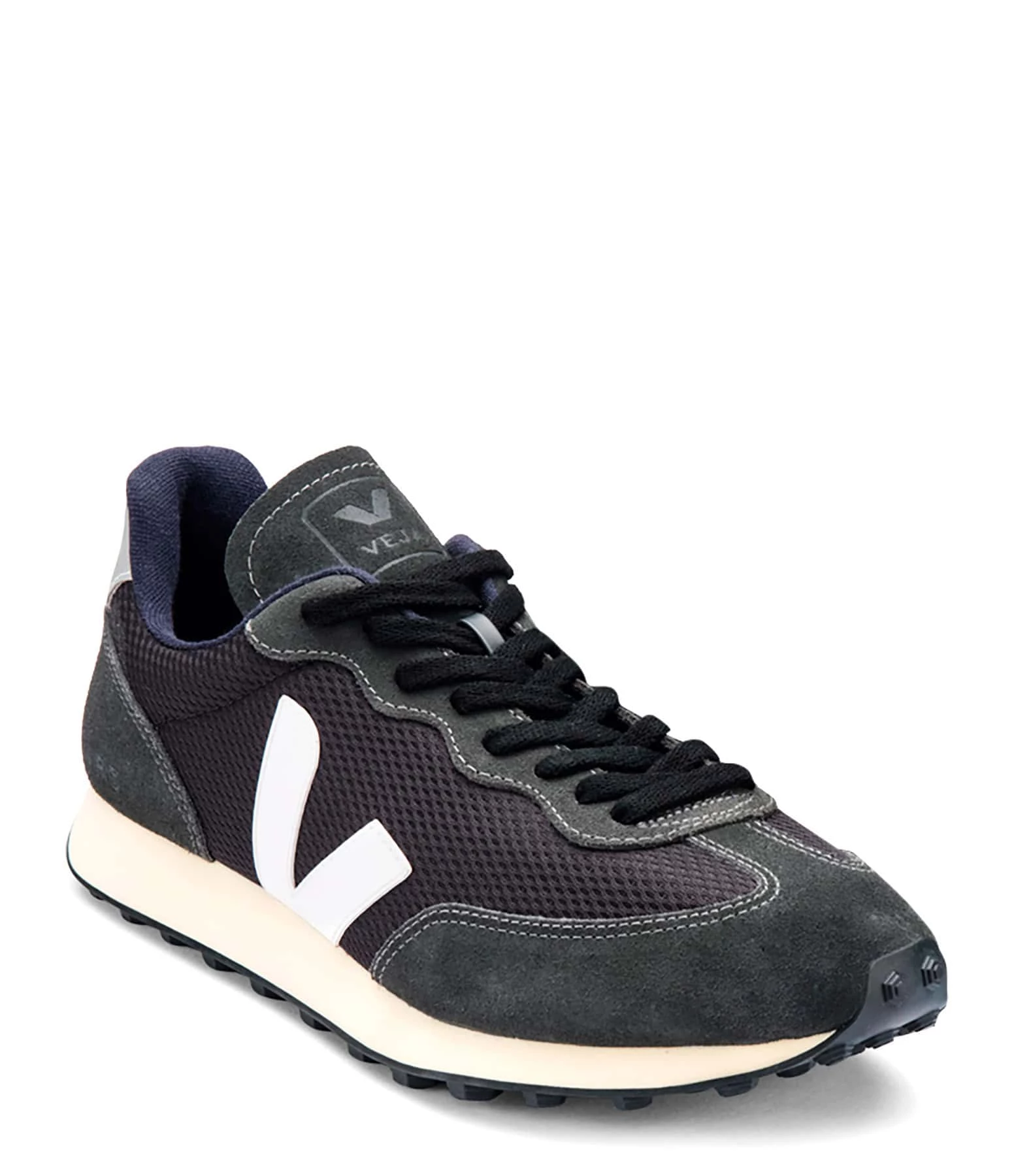 Veja Baskets Rio Branco Alveo Mesh Noir Blanc Gris Oxford 4 Veja Baskets Rio Branco Alveo Mesh Noir Blanc Gris Oxford – Image 2