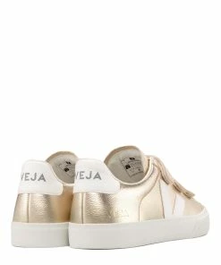 Veja Baskets Recife Logo Chromefree Cuir Platine Blanc -Golden Goose-boutique veja rc052418 back 1