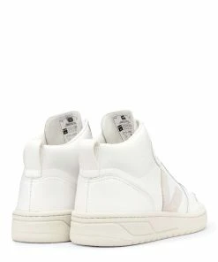 Veja Baskets V-15 Cuir Extra Blanc Naturel -Golden Goose-boutique veja vq021270 back