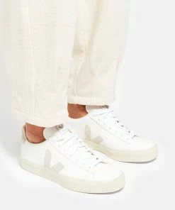 Veja Baskets Campo Chromefree Cuir Extra Blanc Naturel -Golden Goose-boutique vejac look20200915 77 1