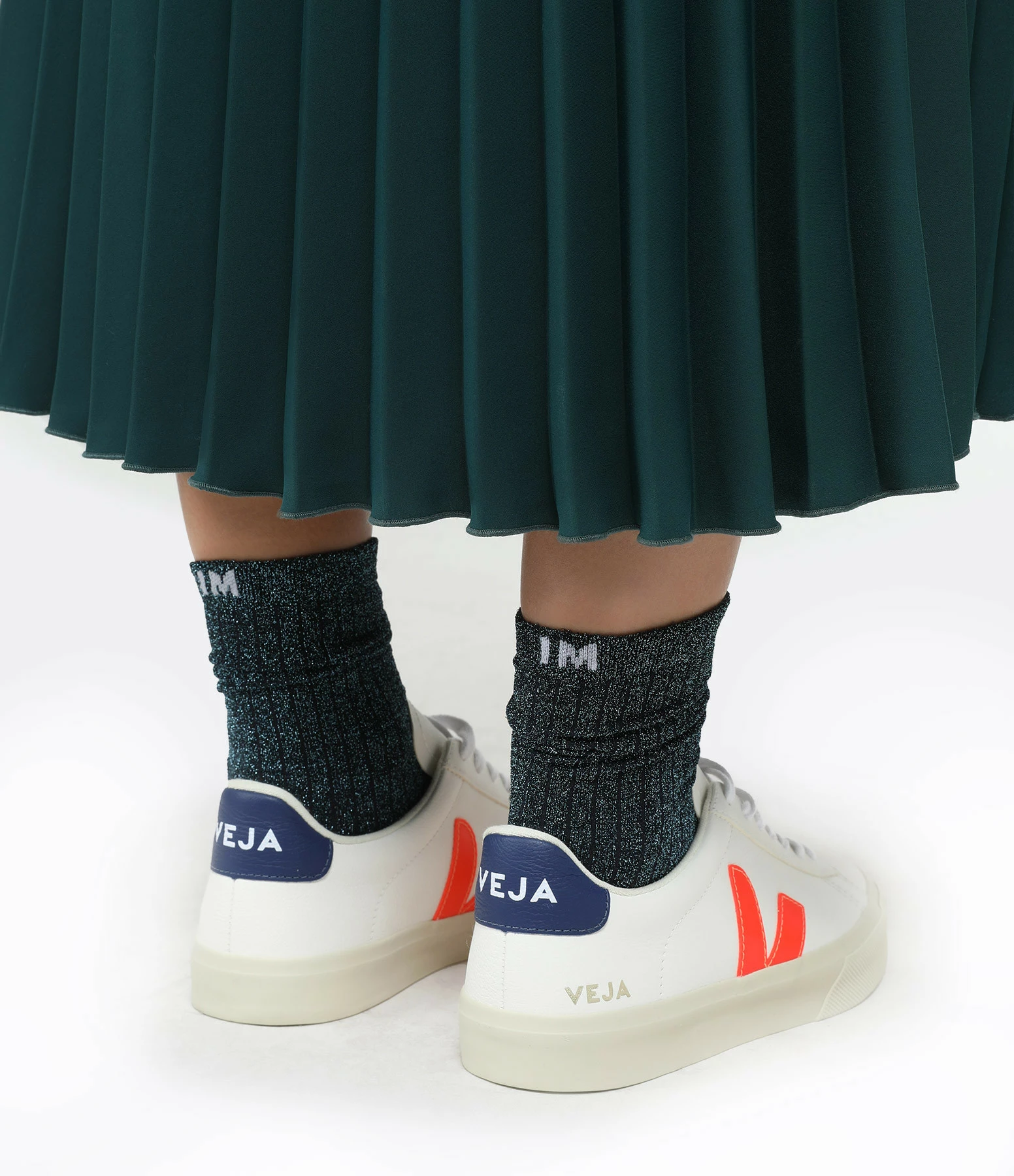Veja Baskets Campo Chromefree Blanc Orange Fluo 6 Veja Baskets Campo Chromefree Blanc Orange Fluo – Image 4