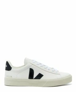 Veja Baskets Campo Chromefree Cuir Blanc Noir