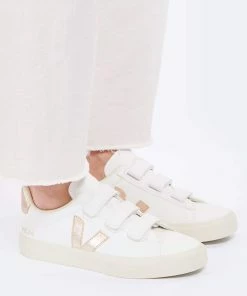 Veja Baskets Recife Logo Chromefree Extra Blanc Platine -Golden Goose-boutique vejar look20210928 28 1 1 1