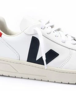 Veja Baskets V-10 Cuir Blanc Nautico Pekin -Golden Goose-boutique vejav177746 pck20190712 4