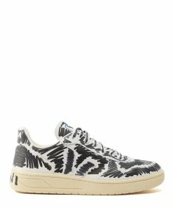 Baskets V-10 Cuir Noir, Collaboration Veja X Marni