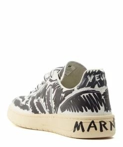 Baskets V-10 Cuir Noir, Collaboration Veja X Marni -Golden Goose-boutique vejav47615 pck20221019 3