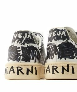 Baskets V-10 Cuir Noir, Collaboration Veja X Marni -Golden Goose-boutique vejav47615 pck20221019 5