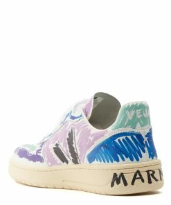 Baskets V-10 Cuir Orchidée Noir, Collaboration Veja X Marni 12 Baskets V-10 Cuir Orchidée Noir, Collaboration Veja X Marni -Golden Goose-boutique vejav47616 pck20221019 3