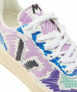 Baskets V-10 Cuir Orchidée Noir, Collaboration Veja X Marni 13 Baskets V-10 Cuir Orchidée Noir, Collaboration Veja X Marni -Golden Goose-boutique vejav47616 pck20221019 4