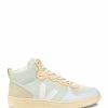 Veja Baskets V 15 Cuir Suédé Jade Blanc Multicolore -Golden Goose-boutique vq0303130a 1