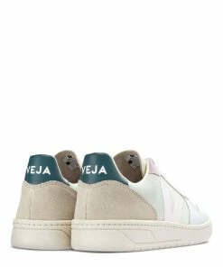 Veja Baskets V 10 Cuir Suédé Jade Blanc Multicolore 9 Veja Baskets V 10 Cuir Suédé Jade Blanc Multicolore -Golden Goose-boutique vx0303119a 3 1