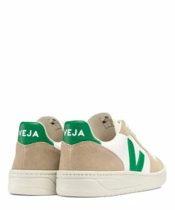 Veja Baskets V 10 Chromefree Cuir Extra Blanc Émeraude 9 Veja Baskets V 10 Chromefree Cuir Extra Blanc Émeraude -Golden Goose-boutique vx0503146a 3 1