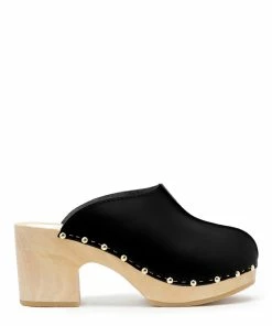 Sabot Youyou Sabots Yndies Bois Cuir Noir