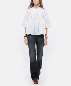 Sabot Youyou Sabots Yren Rock Bois Cuir Cerise -Golden Goose-boutique youyo look20210802 124