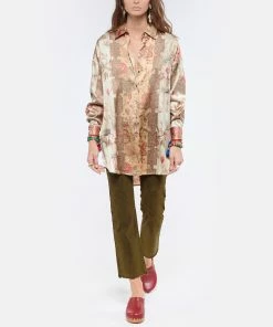 Sabot Youyou Sabots Yren Rock Bois Cuir Cerise -Golden Goose-boutique youyo look20210811 192