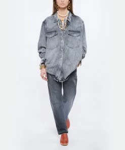 Sabot Youyou Sabots Yssa Bois Cuir Brique -Golden Goose-boutique youyo look20211208 249