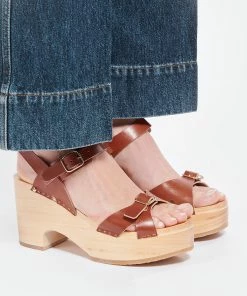 Sabot Youyou Sabots Yris Bois Cuir Caramel 12 Sabot Youyou Sabots Yris Bois Cuir Caramel -Golden Goose-boutique youyo look20211216 77