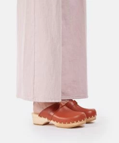 Sabot Youyou Sabots Yren Rock Bois Cuir Brique -Golden Goose-boutique youyo look20211228 83