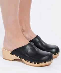 Sabot Youyou Sabots Yren Rock Bois Cuir Noir 12 Sabot Youyou Sabots Yren Rock Bois Cuir Noir -Golden Goose-boutique youyo look20220104 51