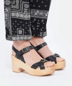 Sabot Youyou Sabots Yris Bois Cuir Noir 12 Sabot Youyou Sabots Yris Bois Cuir Noir -Golden Goose-boutique youyo look20220113 36