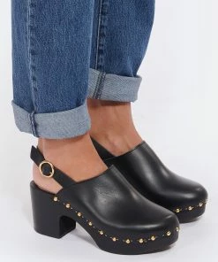 Sabot Youyou Sabots Yboo Bois Cuir Noir 12 Sabot Youyou Sabots Yboo Bois Cuir Noir -Golden Goose-boutique youyo look20220726 252