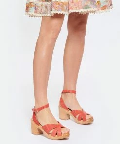 Sabot Youyou Sabots Ybiza Cuir Rouge -Golden Goose-boutique youyo look20230104 108