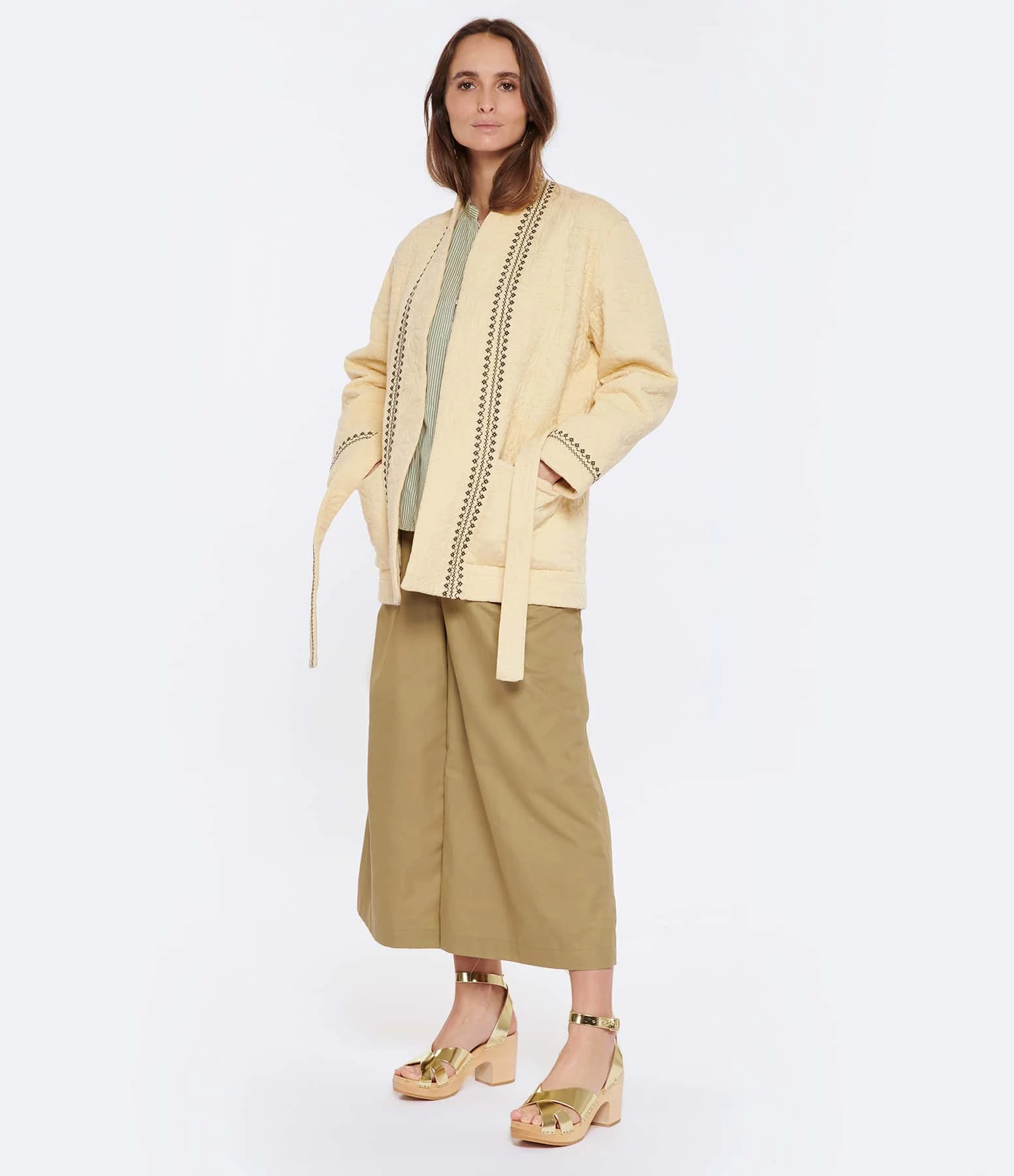 Sabot Youyou Sabots Ybiza Cuir Doré 8 Sabot Youyou Sabots Ybiza Cuir Doré – Image 6