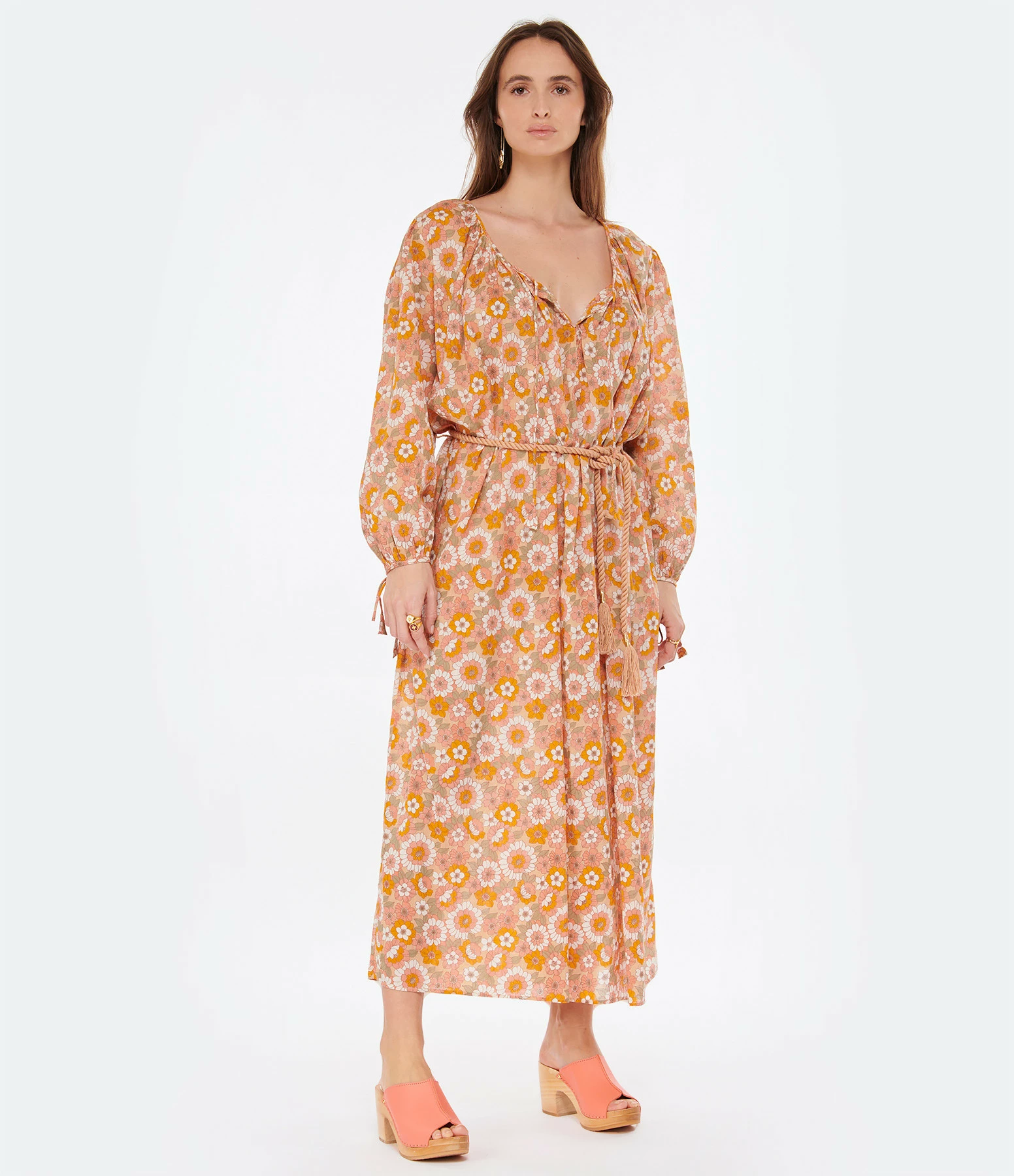 Sabot Youyou Sabots Ydol Cuir Neon Orange 8 Sabot Youyou Sabots Ydol Cuir Neon Orange – Image 6