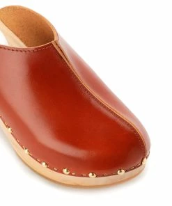 Sabot Youyou Sabots Yndies Bois Cuir Caramel -Golden Goose-boutique youyo31721 pck20210302 4