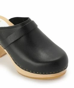 Sabot Youyou Sabots Yrma Bois Cuir Noir -Golden Goose-boutique youyo31723 pck20210309 3